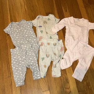 3-6 Month Girls Bundle of Matching Sets